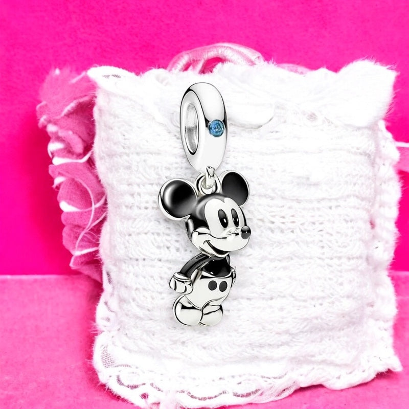 Berloque Mickey Mouse em Prata 925 — Magia e Alegria em Cada Detalhe