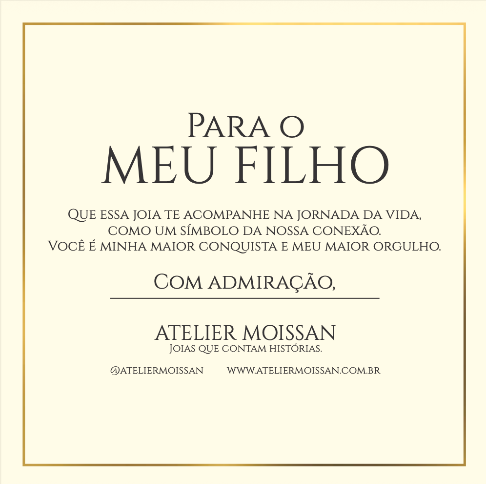 Anel Masculino Statement Moissanite em Prata 925 com Ouro Branco 18k