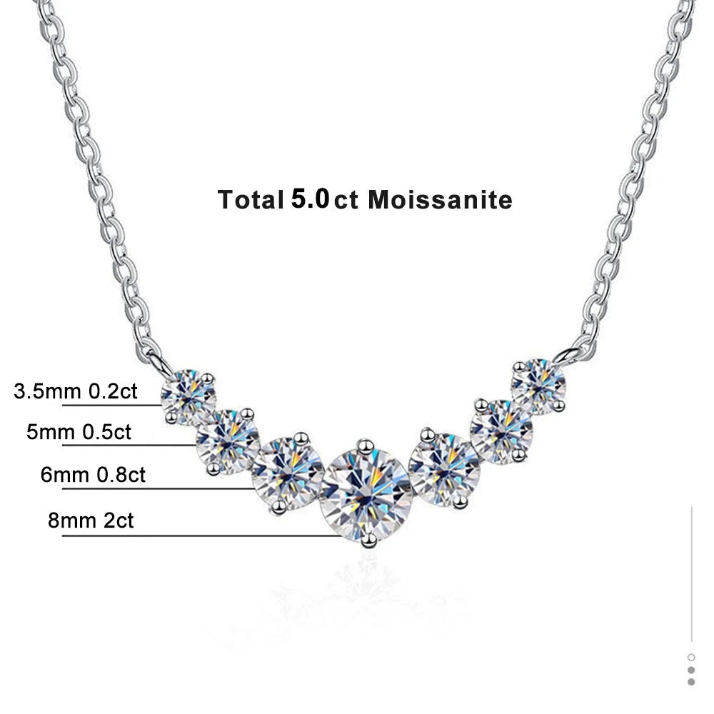 Colar de Prata 925 com Moissanite Oval Radiance | Atelier Moissan