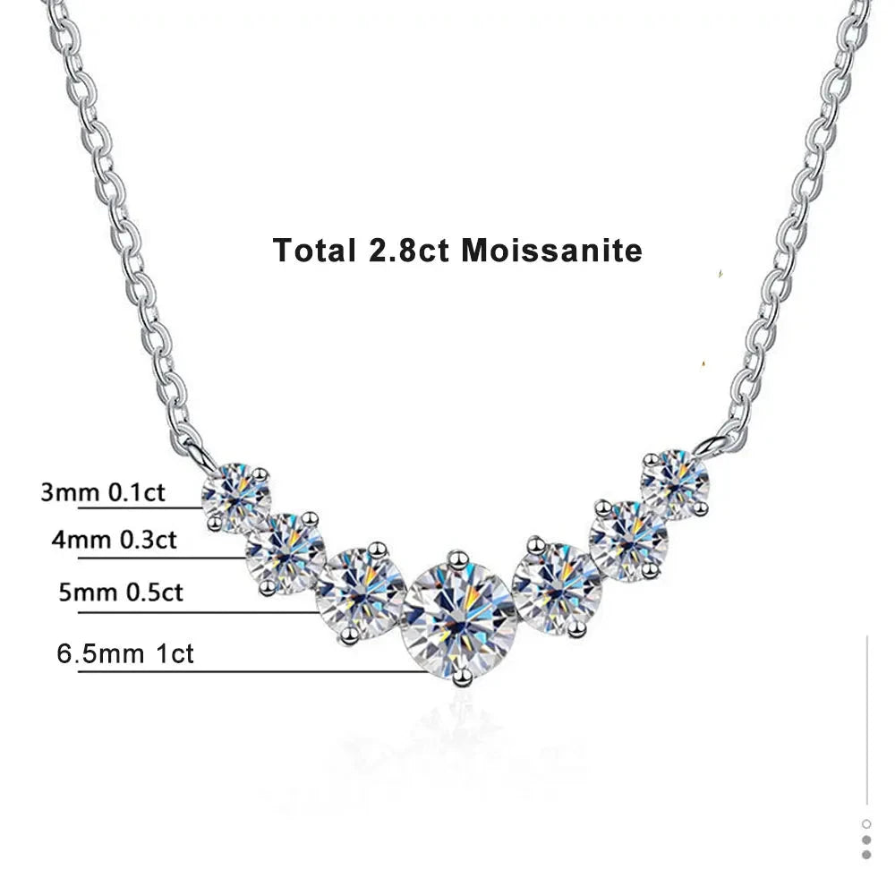 Colar de Prata 925 com Moissanite Oval Radiance | Atelier Moissan