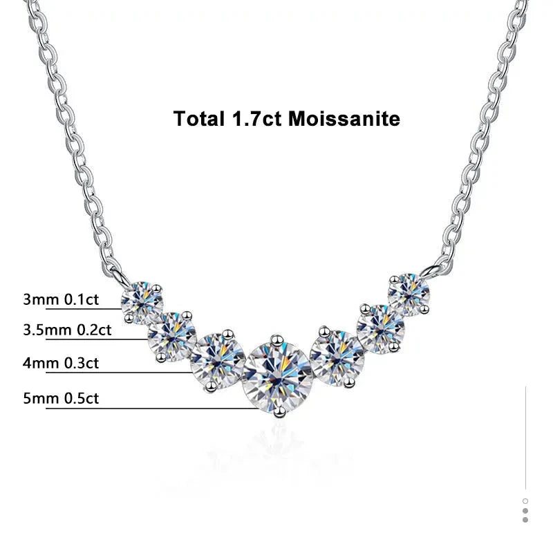 Colar de Prata 925 com Moissanite Oval Radiance | Atelier Moissan