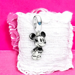 Berloque Mickey Mouse em Prata 925 — Magia e Alegria em Cada Detalhe