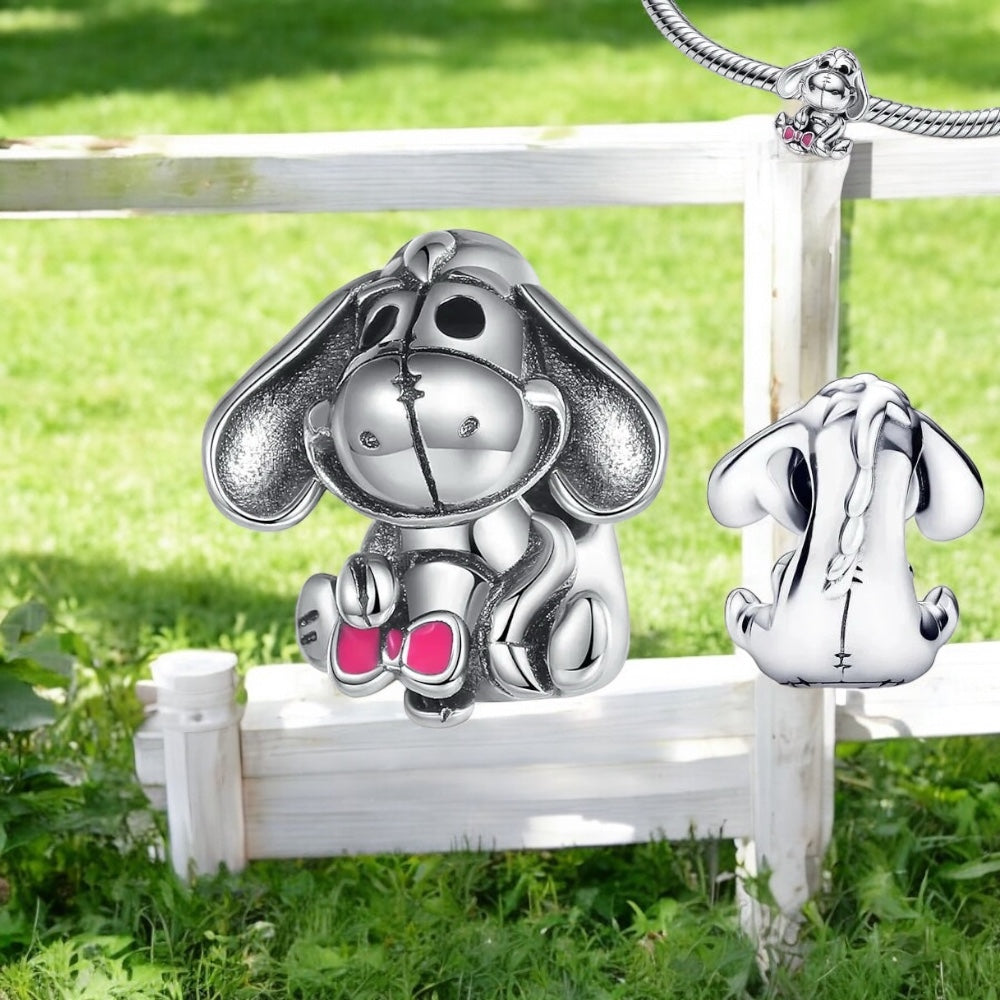 Berloque Ió Burrinho Bisonho Pooh em Prata 925
