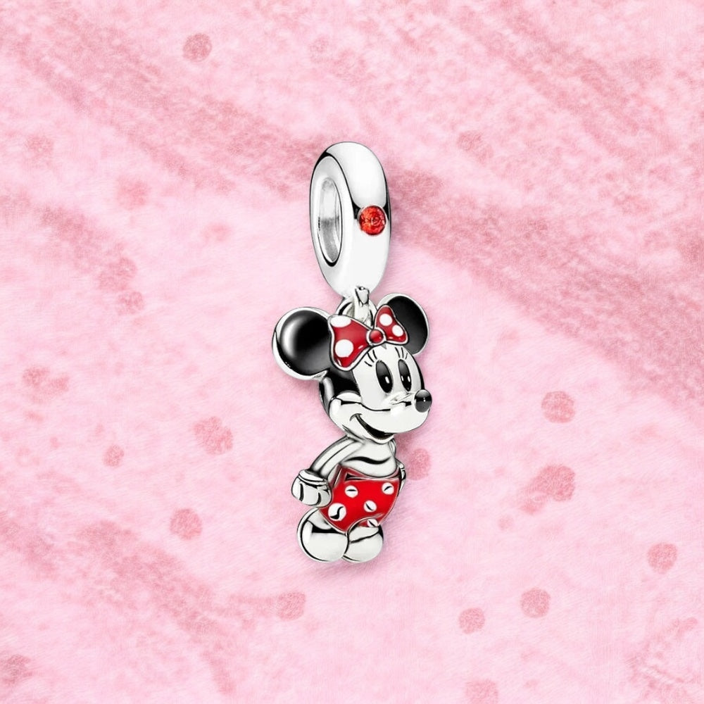 Berloque Minnie Mouse em Prata 925 — Encanto, Estilo e Magia Disney