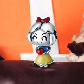 Berloque Branca de Neve com Detalhes em Esmalte Prata 925