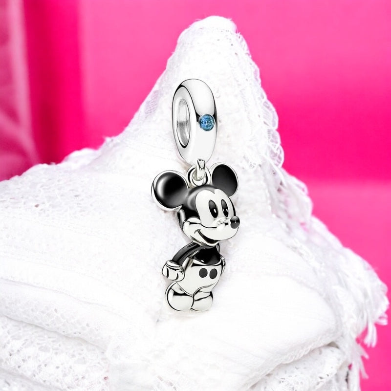 Berloque Mickey Mouse em Prata 925