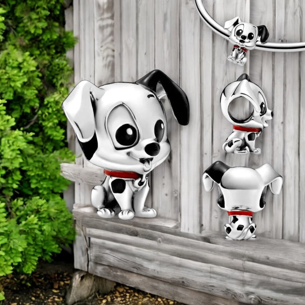 Berloque Cachorrinho Dálmata - 101 Dálmatas em Prata 925