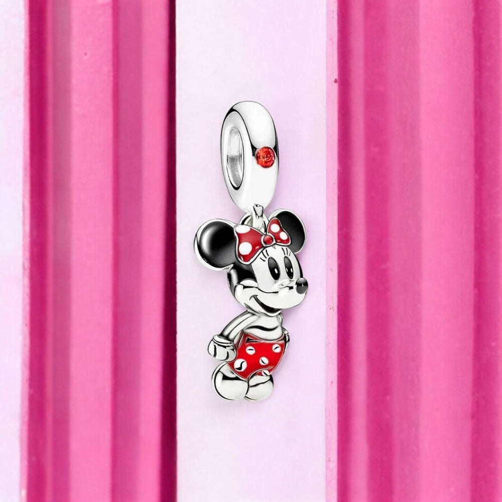 Berloque Minnie Mouse em Prata 925 — Encanto, Estilo e Magia Disney