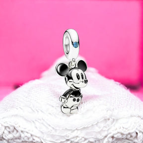 Berloque Mickey Mouse em Prata 925 — Magia e Alegria em Cada Detalhe