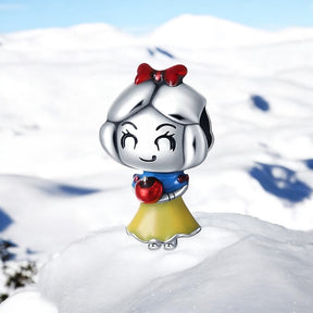Berloque Branca de Neve com Detalhes em Esmalte Prata 925