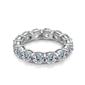 Anel de Prata 925 com Moissanite Eternal Radiance | Atelier Moissan

