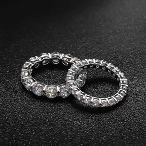 Anel de Prata 925 com Moissanite Eternal Radiance | Atelier Moissan


