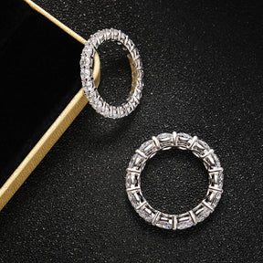 Anel de Prata 925 com Moissanite Eternal Radiance | Atelier Moissan


