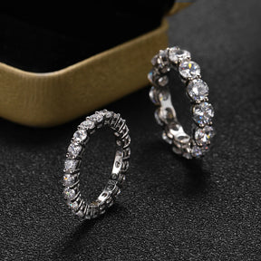 Anel de Prata 925 com Moissanite Eternal Radiance | Atelier Moissan

