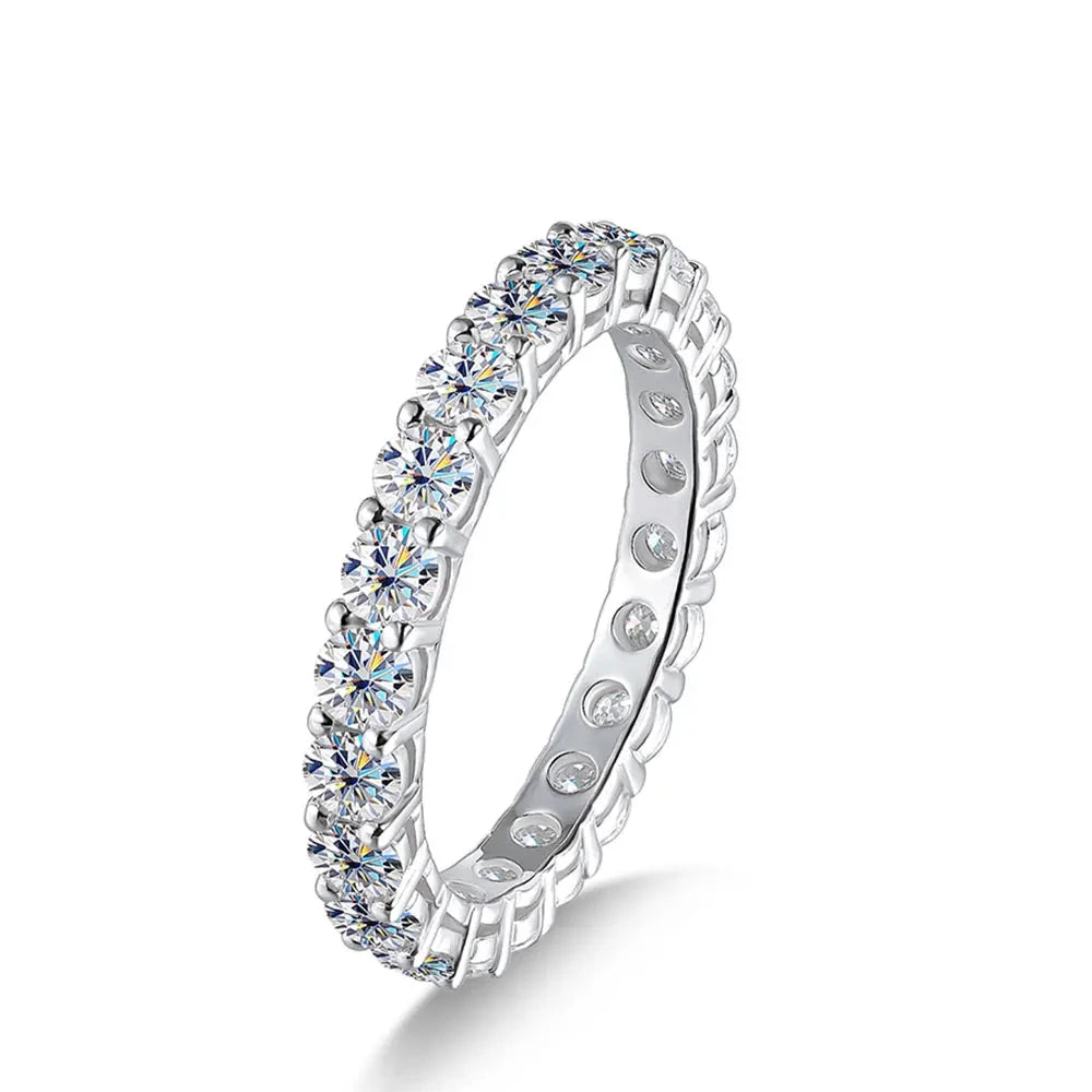Anel de Prata 925 com Moissanite Timeless Glow | Atelier Moissan

