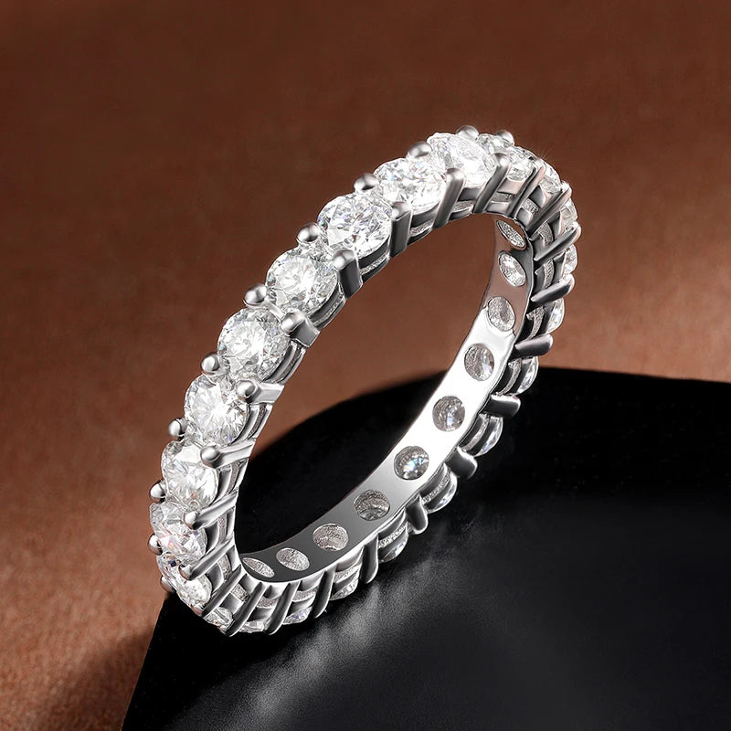 Anel de Prata 925 com Moissanite Timeless Glow | Atelier Moissan

