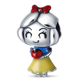 Berloque Branca de Neve com Detalhes em Esmalte