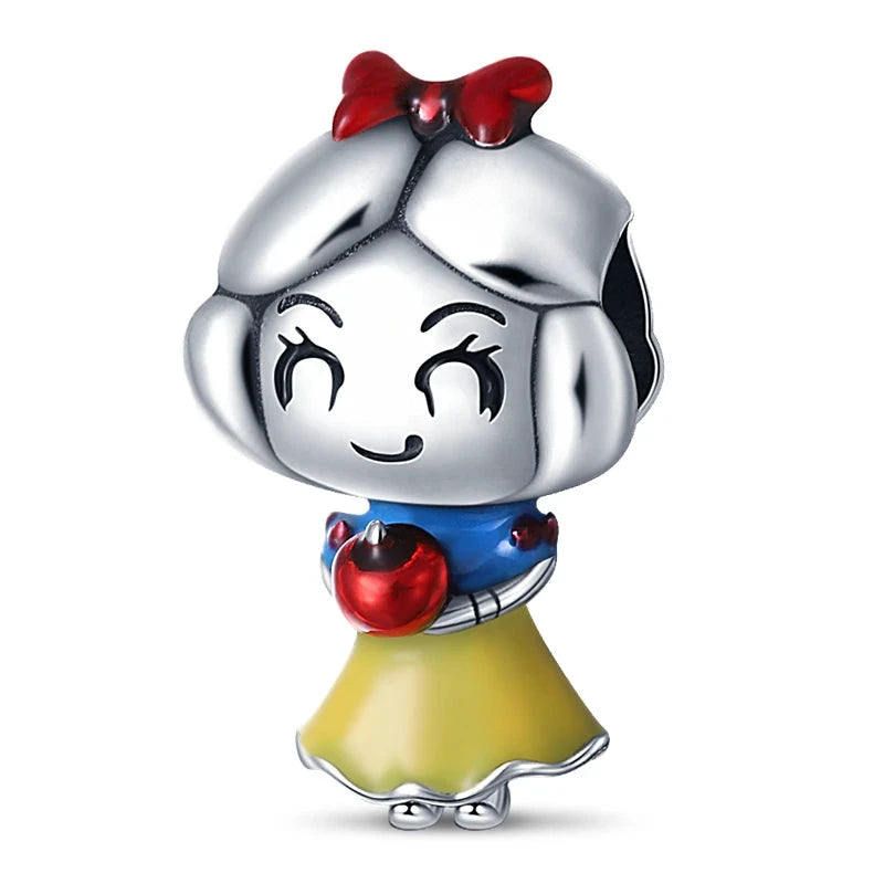 Berloque Branca de Neve com Detalhes em Esmalte