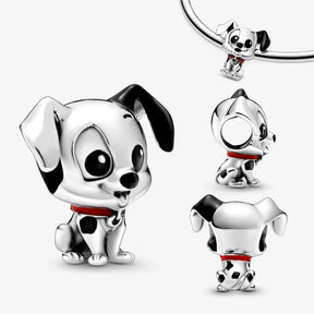 Berloque Cachorrinho Dálmata Prata 925 - Joia Disney 101 Dálmatas