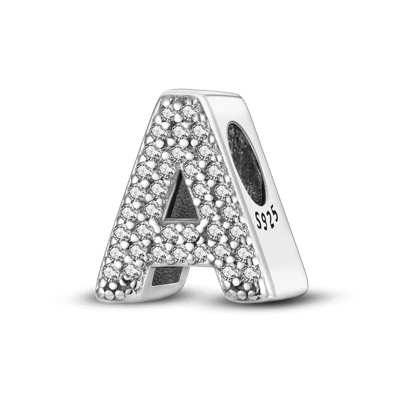 Berloque Letra "A" Cravejado