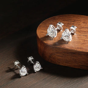 Brincos Moissanite Gota | Atelier Moissan

