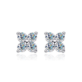 Brincos Moissanite Redondo | Atelier Moissan