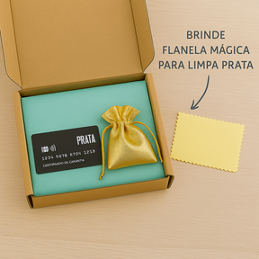 Colar Palavra Felicidade em Prata 925 - 42cm + Extensor