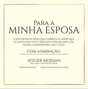 Anel de Noivado Clássico Moissanite Prata 925 com Ouro Branco 18k
