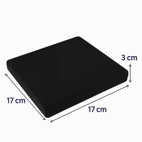Estojo de Veludo Preto para Colar Grande – 17x17 cm Luxo e Proteção