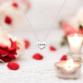 Colar Coração Love em Prata 925 – 40cm + Extensor