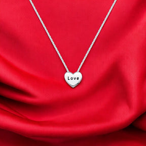 Colar Coração Love em Prata 925 – 40cm + Extensor