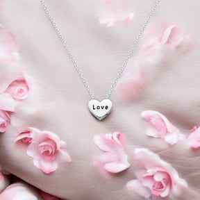 Colar Coração Love em Prata 925 – 40cm + Extensor