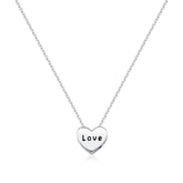Colar Coração Love em Prata 925 – 40cm + Extensor