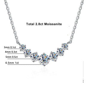 Colar de Prata 925 com Moissanite Oval Radiance | Atelier Moissan


