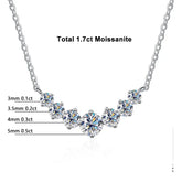 Colar de Prata 925 com Moissanite Oval Radiance | Atelier Moissan

