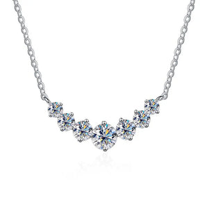 Colar de Prata 925 com Moissanite Oval Radiance | Atelier Moissan

