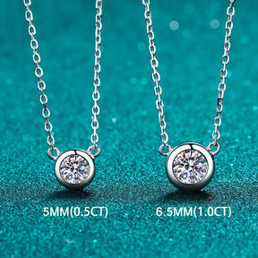 Colar de Prata 925 com Moissanite Stellar Elegance | Atelier Moissan