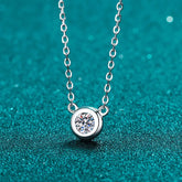 Colar de Prata 925 com Moissanite Stellar Elegance | Atelier Moissan