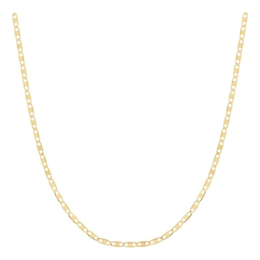 Corrente Piastrine 50cm Folheada a Ouro 18K