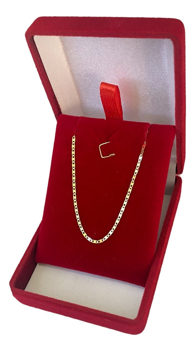 Corrente Piastrine 50cm Folheada a Ouro 18K