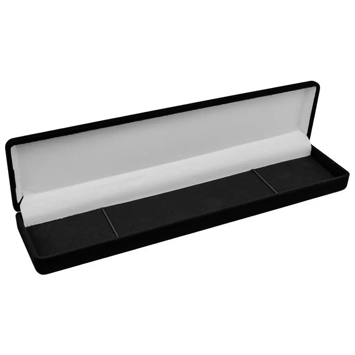 Estojo de Veludo Preto para Pulseira com Elástico – 21,5cm Luxo Atelier Moissan