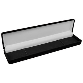 Estojo de Veludo Preto para Pulseira com Elástico – 21,5cm Luxo Atelier Moissan