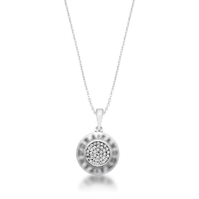 Gargantilha Círculo Envelhecido de Prata 925 Inspired Pandora