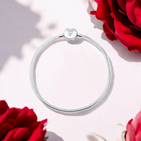 Pulseira Infini Coração com Zircônia em Prata 925 – Tamanho 16cm