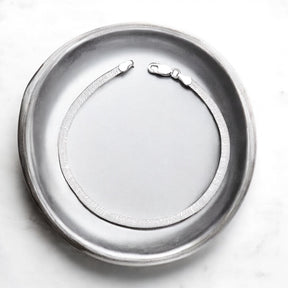 Pulseira Laminada Prata 925 Fio 035 3mm Brilho Intenso