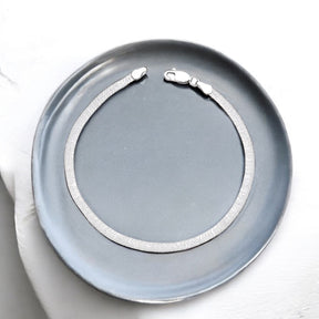 Pulseira Laminada Prata 925 Fio 035 3mm Brilho Intenso