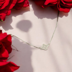Pulseira Trevo Cravejado Prata 925 Joia Fina Legítima
