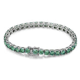 Riviera com Moissanite Verde Green Sparkle | Atelier Moissan