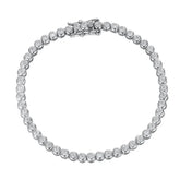 Riviera de Prata 925 com Moissanite Sparkle Elegance | Atelier Moissan


