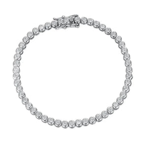 Riviera de Prata 925 com Moissanite Sparkle Elegance | Atelier Moissan

